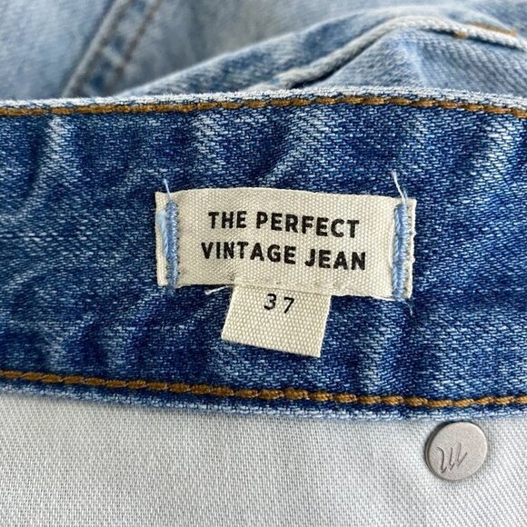 Madewell The Perfect Vintage Jean in Fitzgerald Wash‎ Blue NWT Women's Size 37 - Picture 7 of 13
